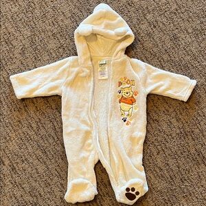 3-6 Month Disney Pooh Sherpa One-Piece